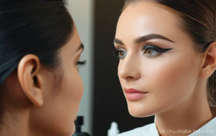 메이크업 전문가의 성장 스토리 - **Prompt 1: The Spark of Passion**
    "A young, enthusiastic woman in her early twenties, with a ra...